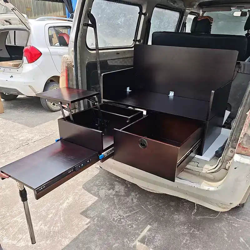 Camping Cooking Table - Шкаф для багажника автомобиля, кофейня, лимонный