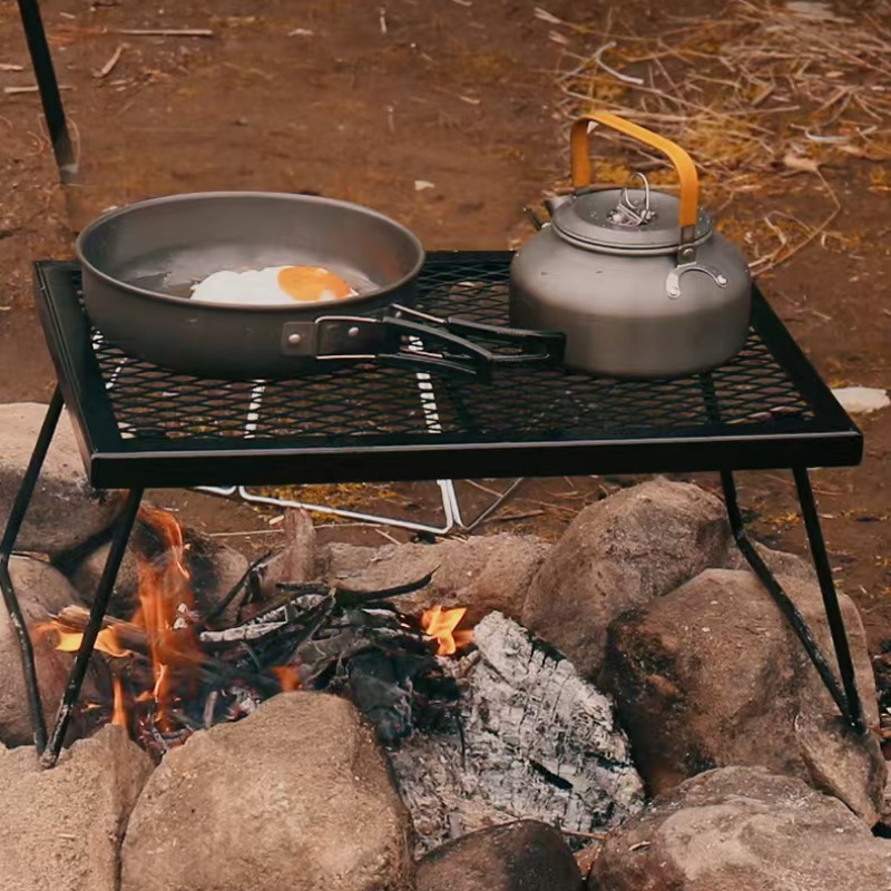 Camping Cooking Table - Уличный складной стол с сеткой, многофункциональный