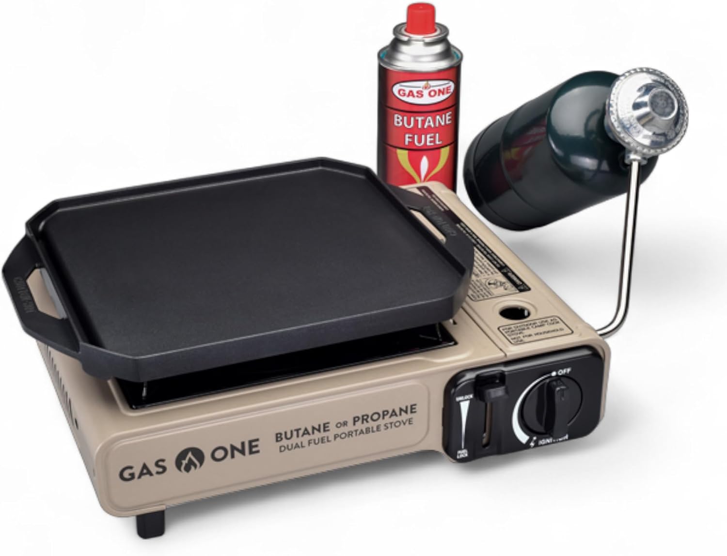 Camping Cooking Flat Top - Двухтопливная газовая плита для кемпинга, работающая