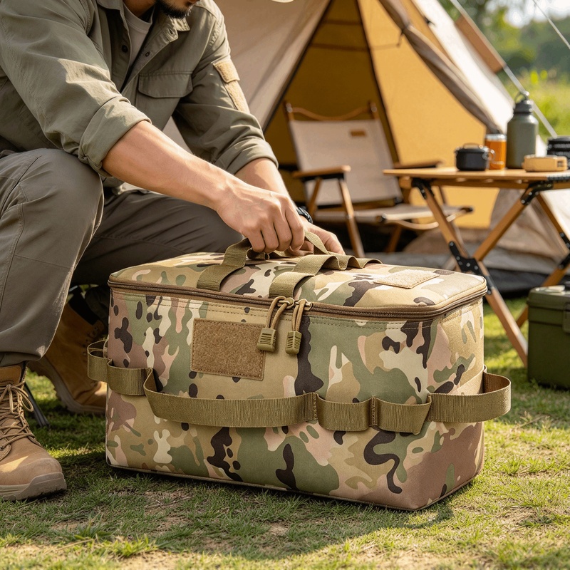 Camping Cooking Organizer - Вместительная сумка для хранения туристического снаряжения,
