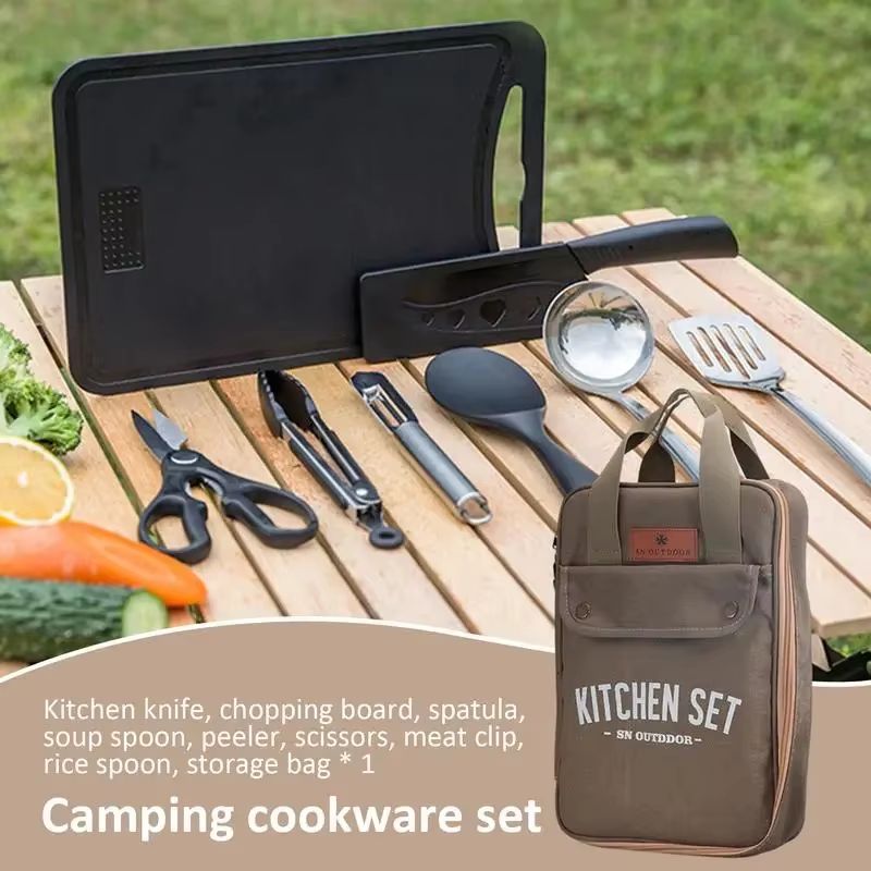 Набор походной кухонной утвари – обзор и цена Quality Camping Cooking Set