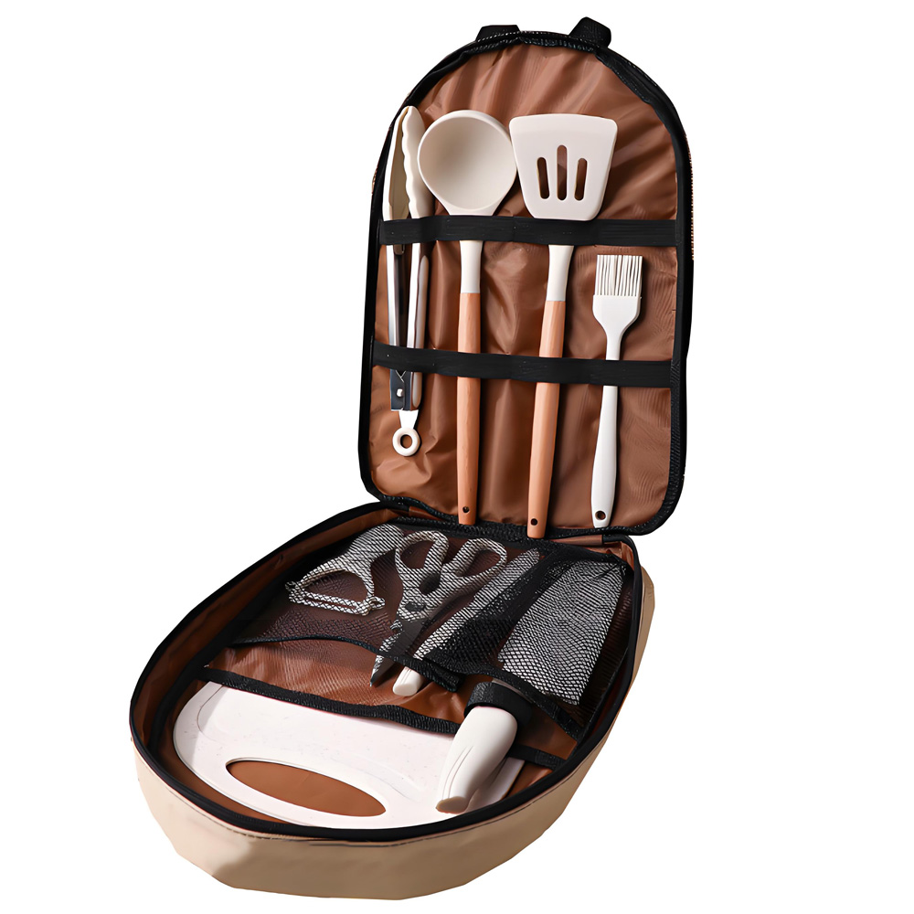 Набор из 10 предметов для кемп – обзор и цена Quality Camping Cooking Set