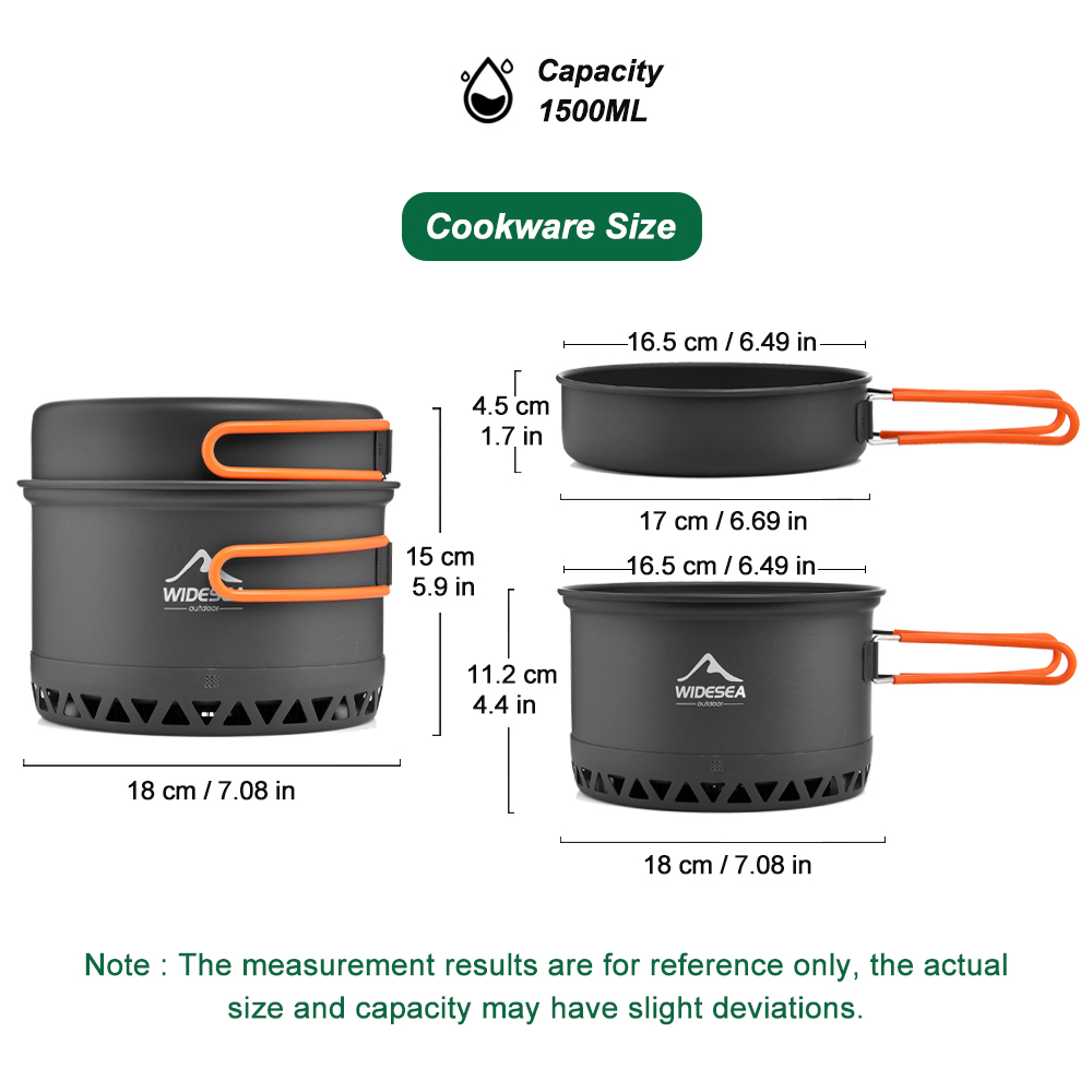 Набор посуды для кемпинга, ули – обзор и цена Quality Camping Cooking Set