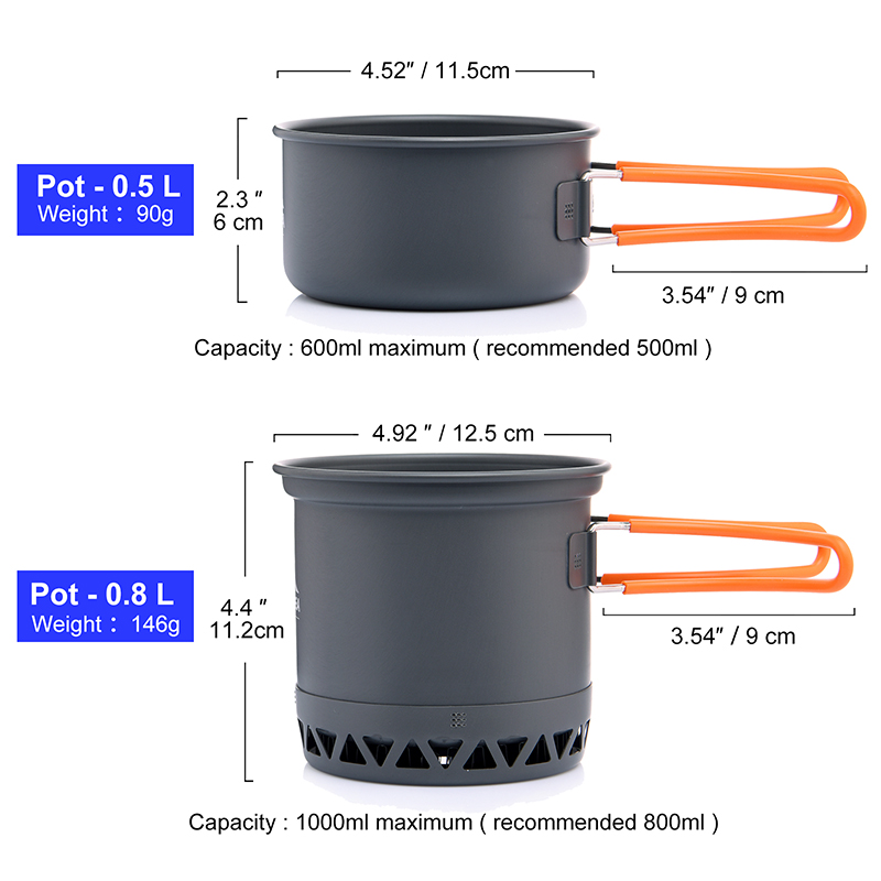 Портативный набор посуды для к – обзор и цена Quality Camping Cooking Set