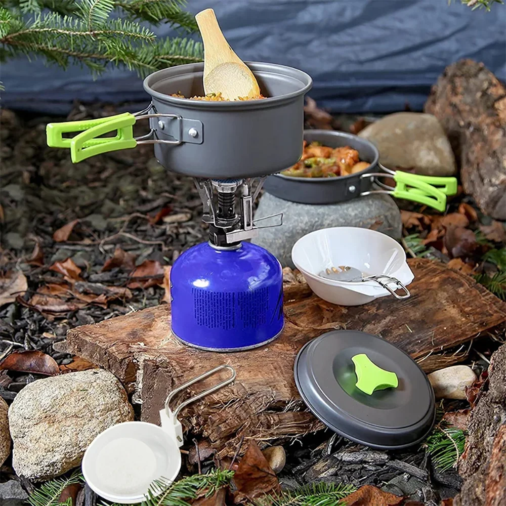 Набор для кемпинга: портативны – обзор и цена Quality Camping Cooking Set