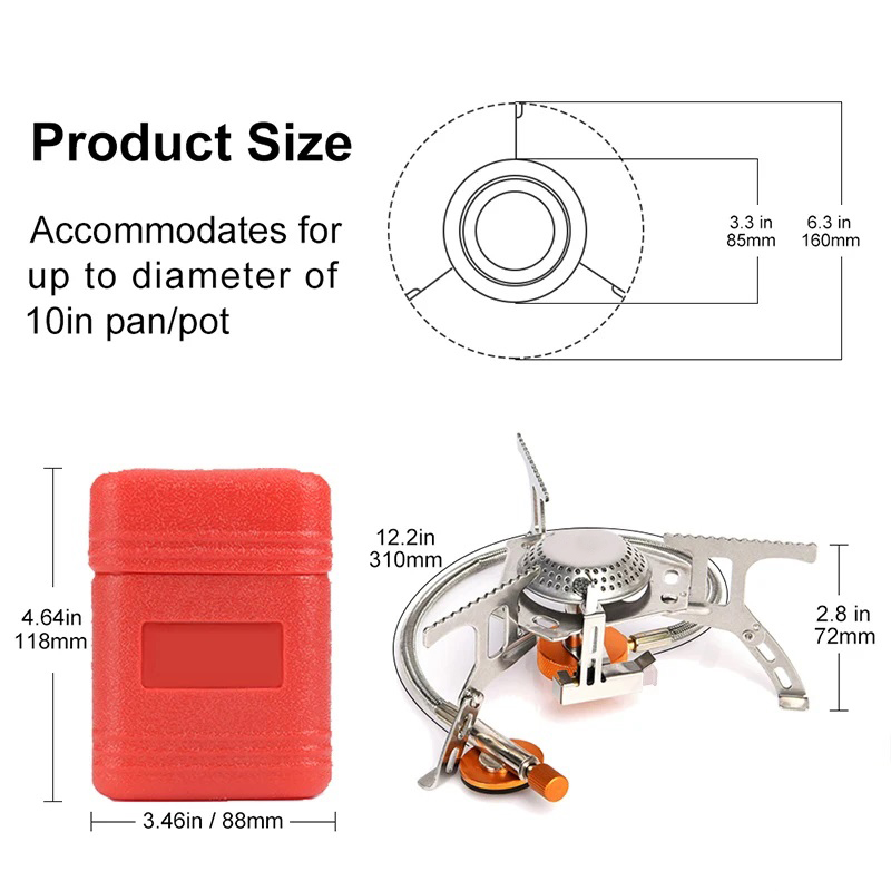 Газовая плита для кемпинга, по – обзор и цена Quality Camping Cooking Set