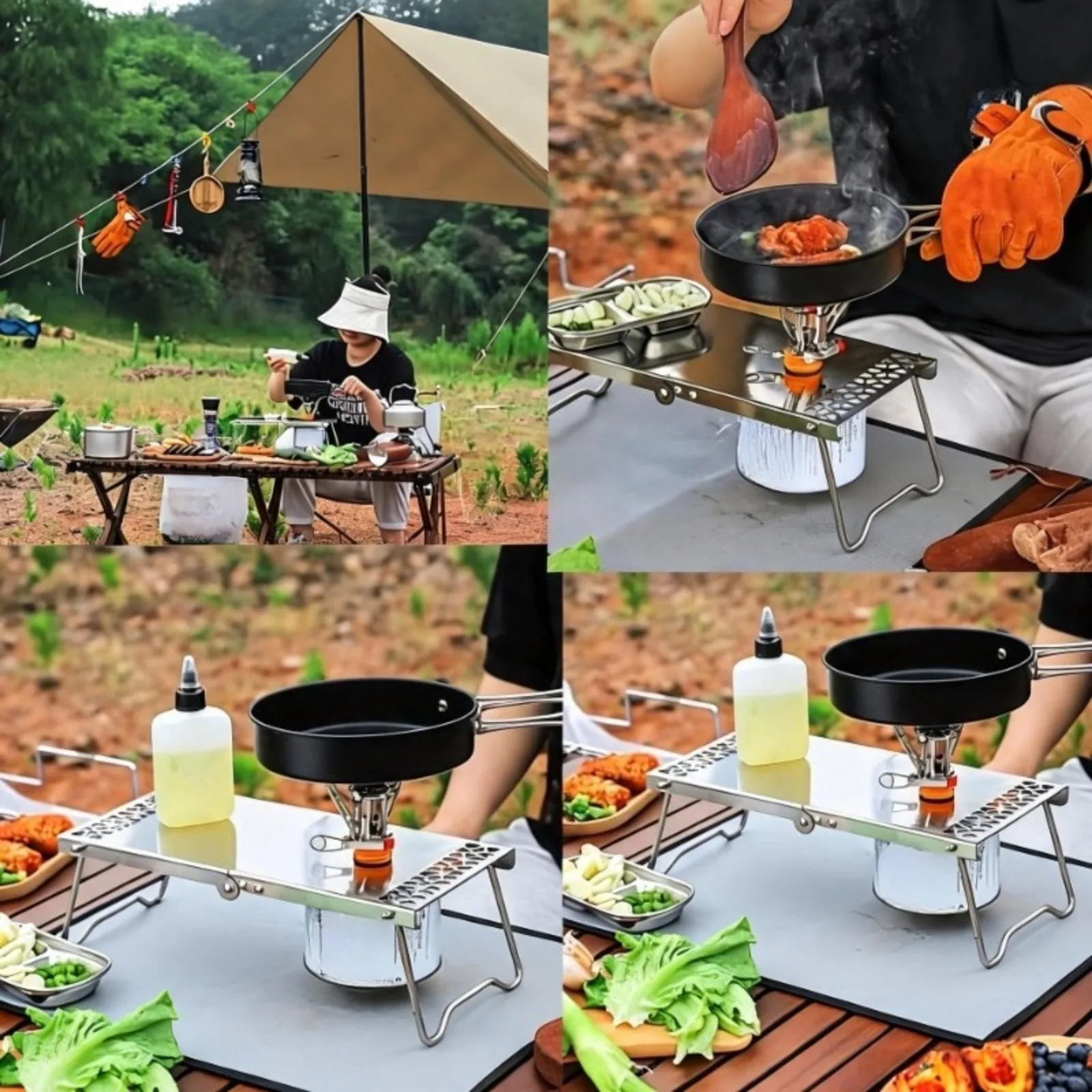 Да, портативный складной стол  – обзор и цена Camping Cooking Table