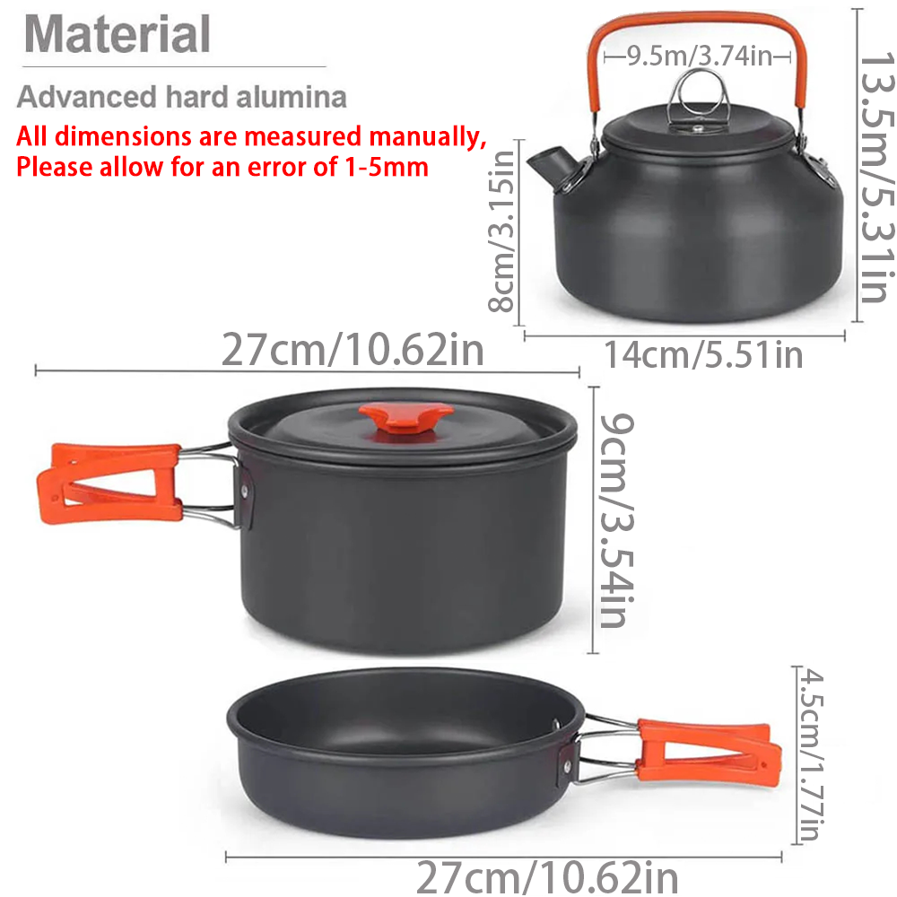 1 шт./1 компл., набор посуды д – обзор и цена Camping Cooking Organizer