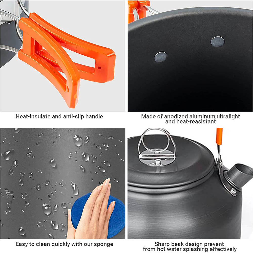 1 шт./1 компл., набор посуды д – обзор и цена Camping Cooking Organizer