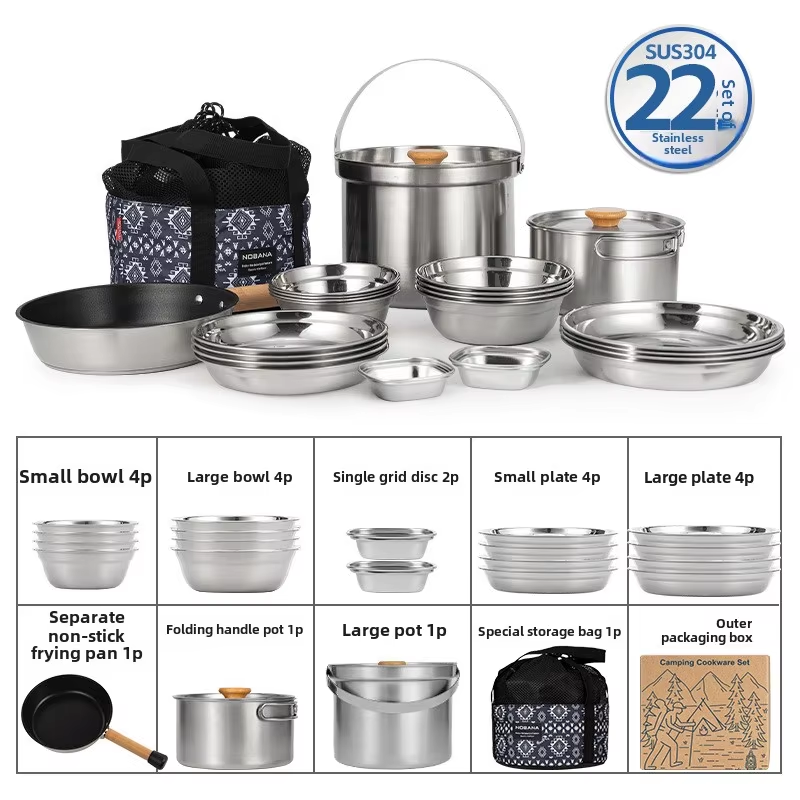 NOBANA новейший уличный набор  – обзор и цена Camping Cooking Organizer