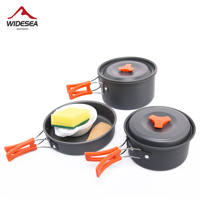 Набор посуды Widesea для кемпи – обзор и цена Quality Camping Cooking Set