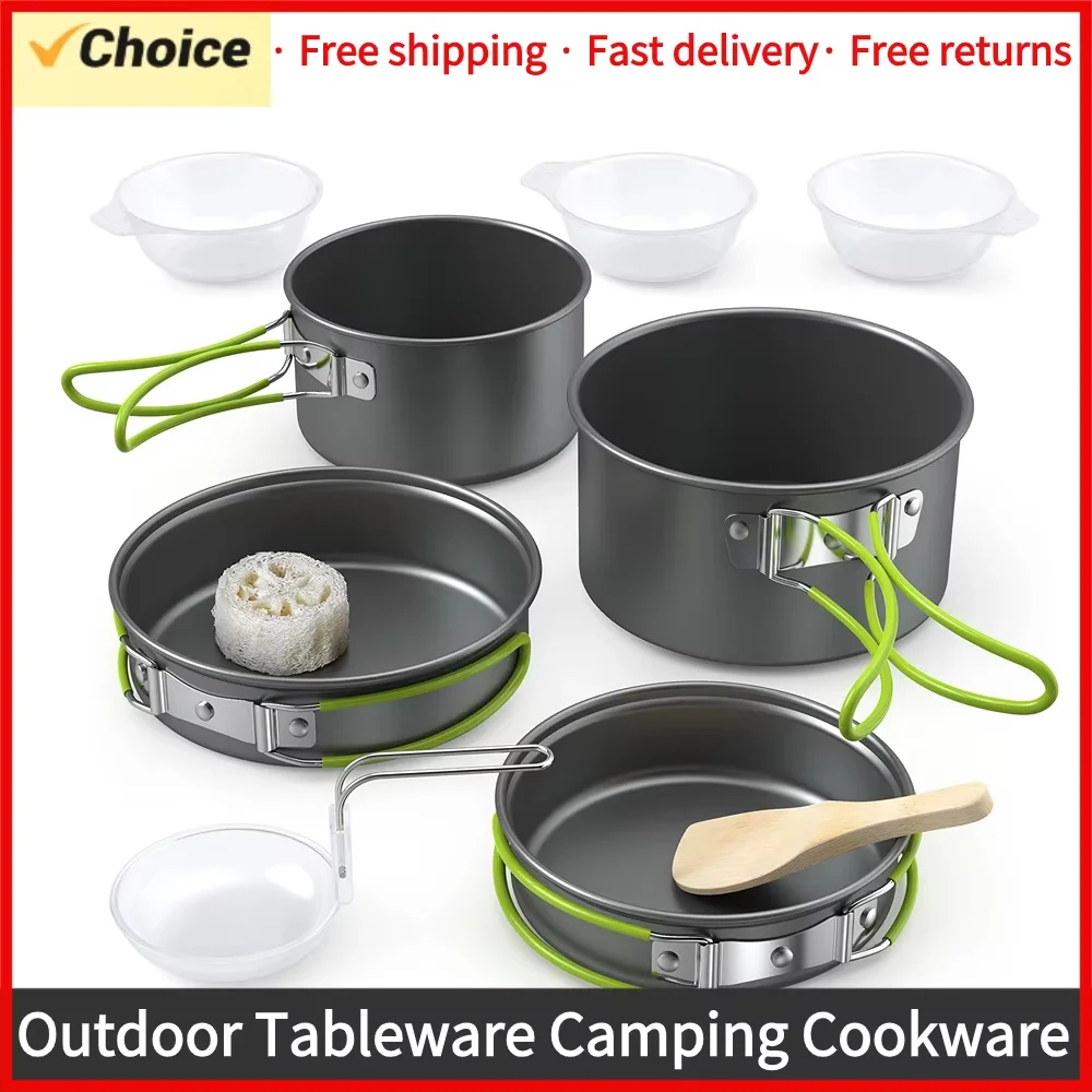 Набор походной посуды для приг – обзор и цена Quality Camping Cooking Set