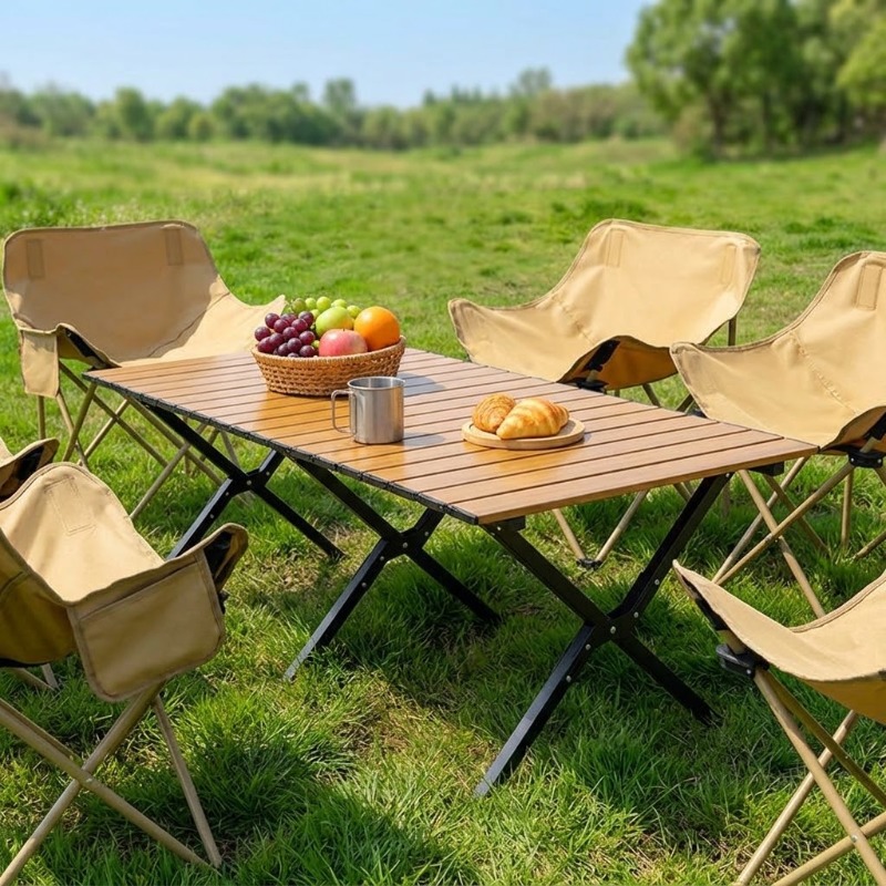 Портативный складной стол для  – обзор и цена Camping Cooking Table