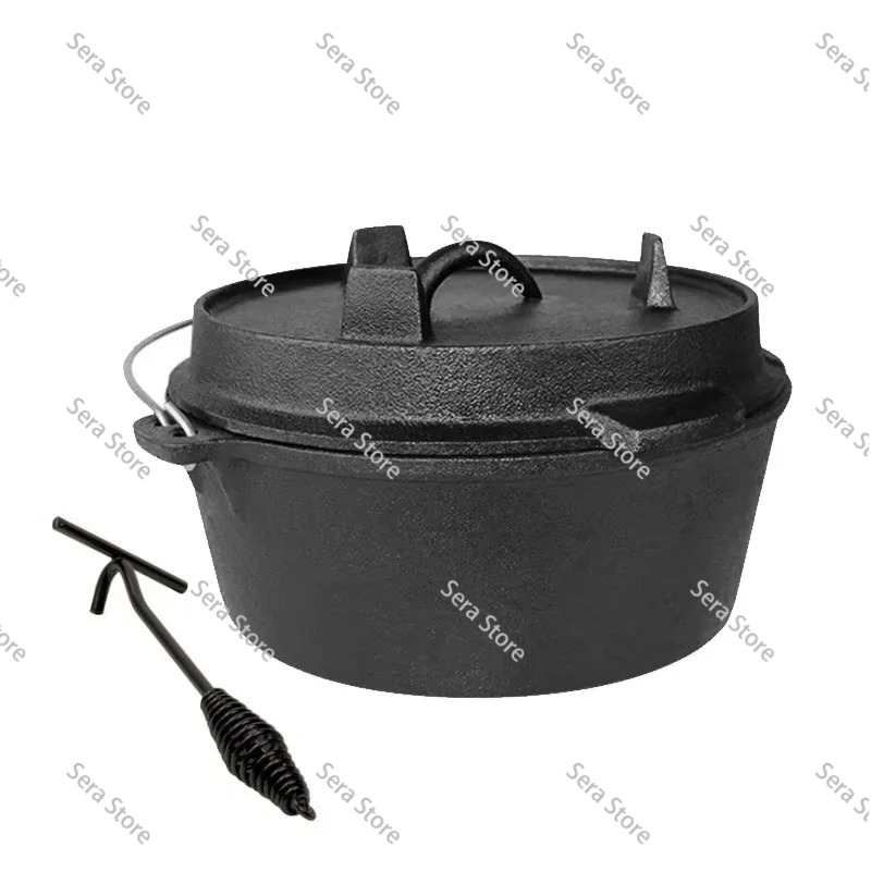 25-сантиметровая чугунная каст – обзор и цена Camp Dutch Oven Cast