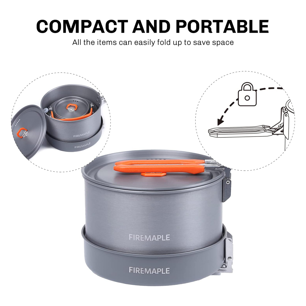 Fire Maple Кемпинг посуда Пеши – обзор и цена Quality Camping Cooking Set
